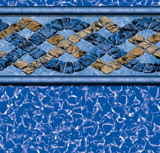 Augusta Tile, Augusta Floor In Ground Pool Liner - Great Backyard Place