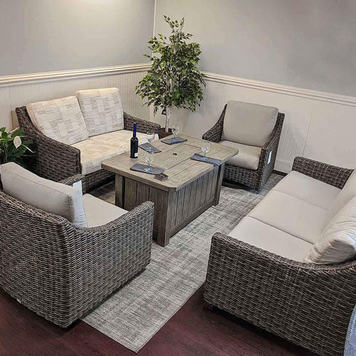 Avallon Woven Sofa/Loveseat Set - Great Backyard Place