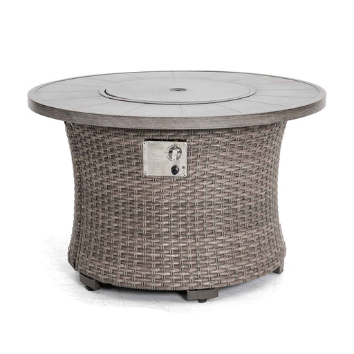 Barttle Round Gas Fire Pit - Great Backyard Place