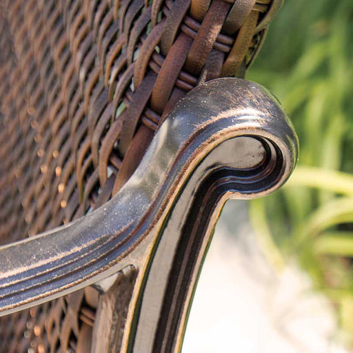 Bel Air 48" Woven Patio Dining Set - Great Backyard Place