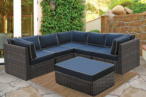 Bellanova Wicker 8 Piece Wicker Sectional Set - Great Backyard Place