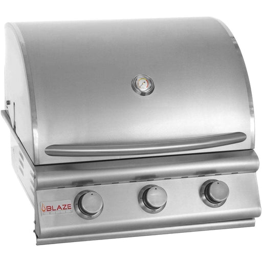 Blaze 25" 3 - Burner Built - In Grill LP - Great Backyard Place