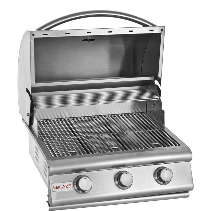 Blaze 25" 3 - Burner Built - In Grill LP - Great Backyard Place