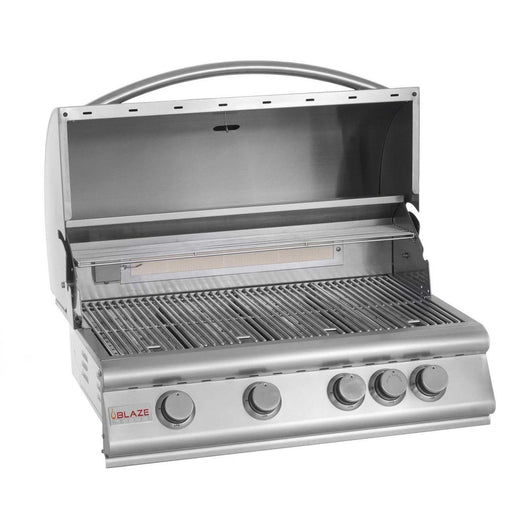 Blaze 32" 4 - Burner Built - In Grill with Rear Infrared Burner - Great Backyard Place