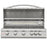 Blaze LTE 40 - Inch 5 - Burner Built - In Propane Gas Grill With Rear Infrared Burner - Great Backyard Place