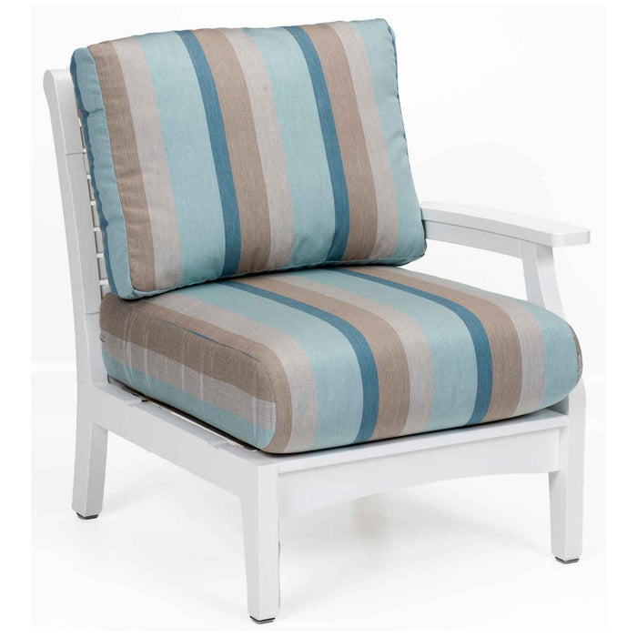 Classic Terrace Poly Left Arm Club Chair - Great Backyard Place