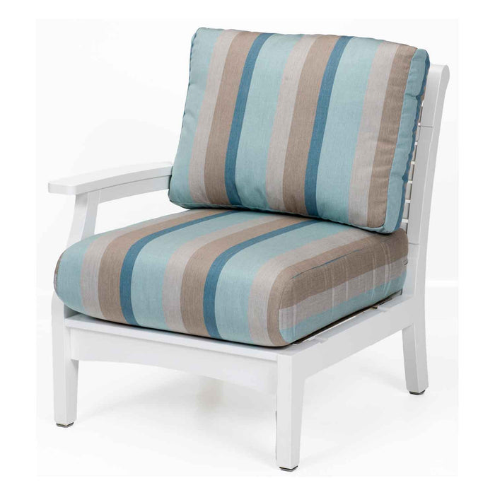 Classic Terrace Poly Right Arm Club Chair - Great Backyard Place