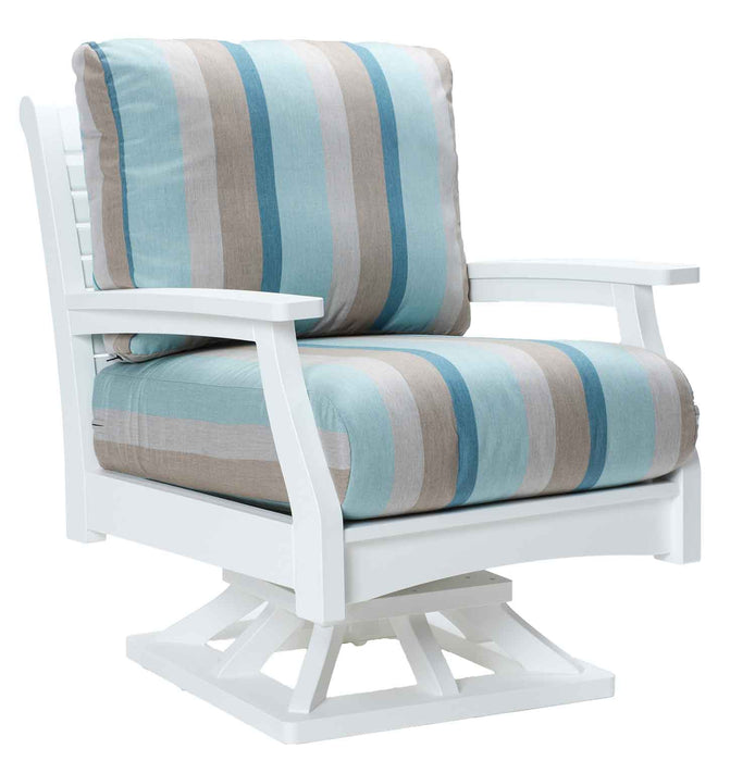 Classic Terrace Poly Swivel Rocker - Great Backyard Place