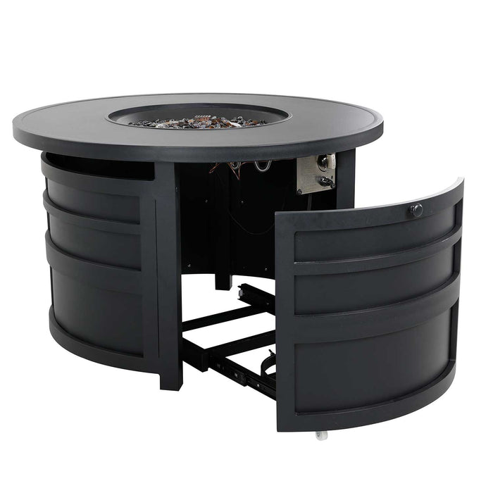 Darcy Aluminum Gas Fire Pit - Great Backyard Place