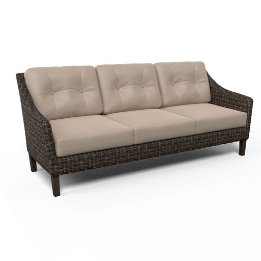 Edgewater Resin Weave Sofa Set (Solid Desert) - Great Backyard Place