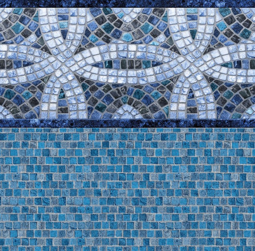 Elemental Tile, Stonecraft Mosaic Floor In Ground Pool Liner - Great Backyard Place