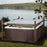 Evolution 10' Mocha Spa Cover - Great Backyard Place