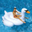 Giant Swan Pool Float - Great Backyard Place