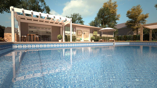 Hampton Seaglass In Ground Pool Liner - Great Backyard Place