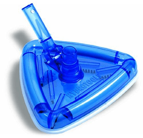 HydroTools Clear Weighted Triangle Pool Vacuum Head - Great Backyard Place