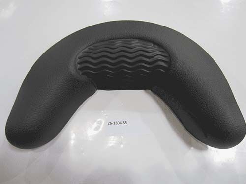 Island Spas Antigua Elite Pillow, Corner Neck (Charcoal) - Great Backyard Place