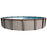 Luxor Round Above Ground Pool Kit (Silver)