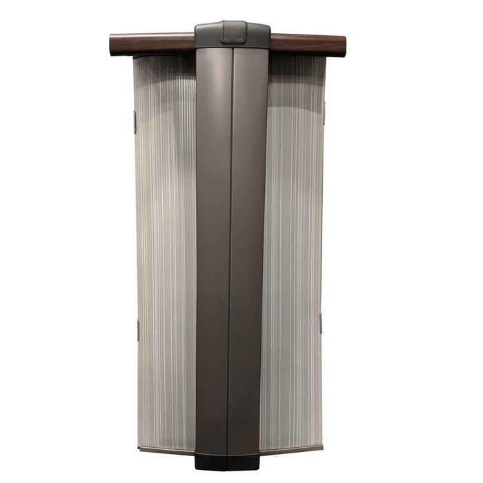 Luxor Round Above Ground Pool Kit (Silver) - Great Backyard Place