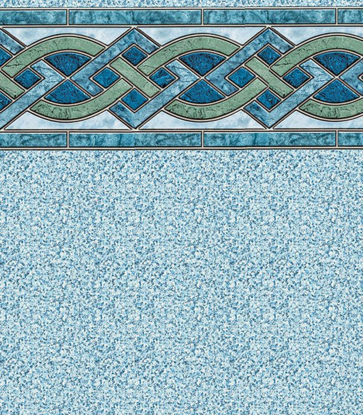 Marble Inlay Crystal In Ground Pool Liner - Great Backyard Place