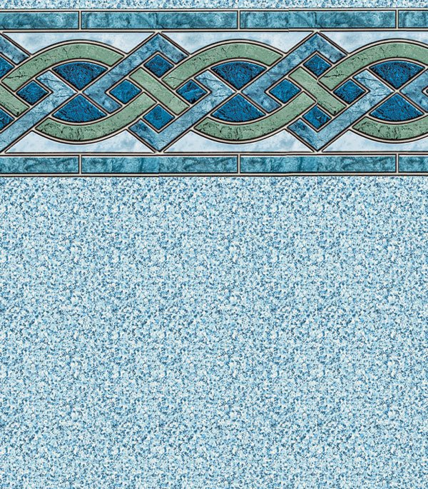 Marble Inlay Crystal In Ground Pool Liner - Great Backyard Place