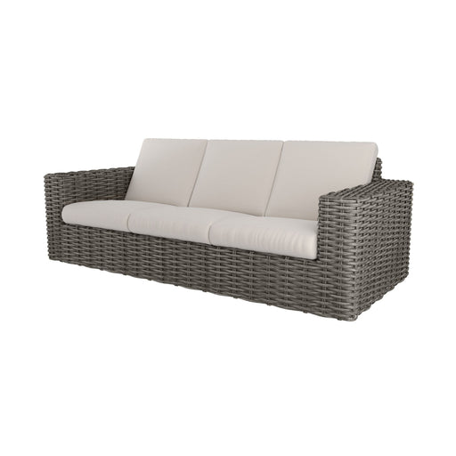 Mia Cushion Wicker Lounge / Firepit Set - Great Backyard Place