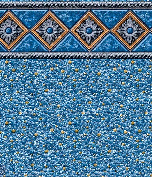 Moonstruck Creekstone In Ground Pool Liner - Great Backyard Place