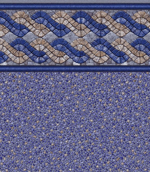 Nantcket Blue Seastone In Ground Pool Liner - Great Backyard Place