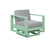 Nordic Poly Outdoor Club Rocker - Great Backyard Place