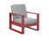 Nordic Poly Outdoor High - back Chair - Great Backyard Place