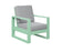 Nordic Poly Outdoor High - back Chair - Great Backyard Place