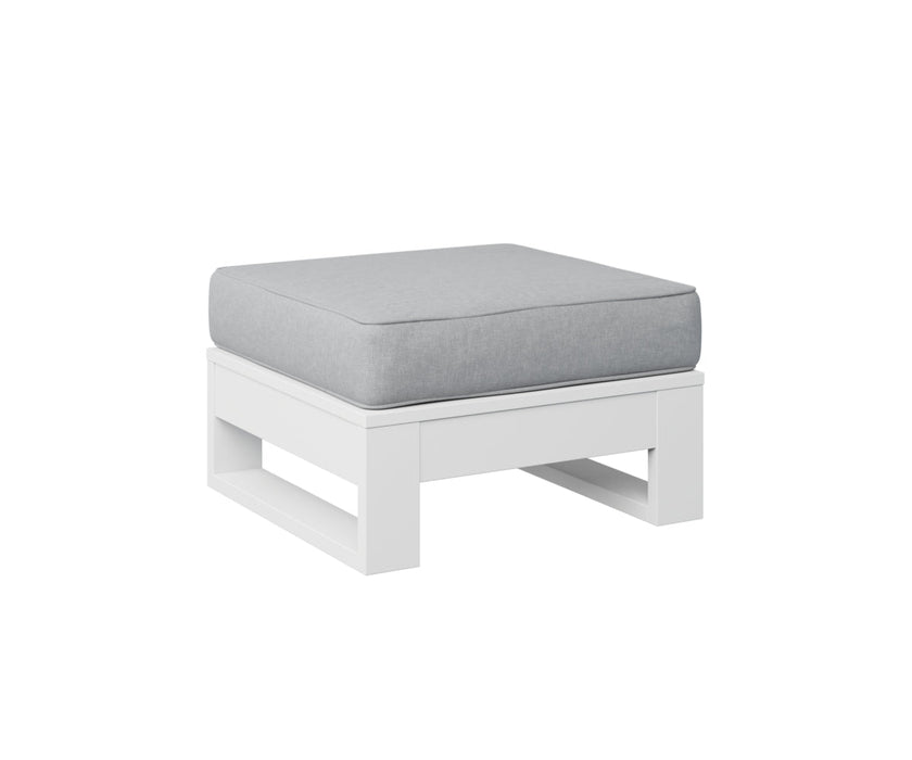 Nordic Poly Outdoor Ottoman - Great Backyard Place