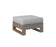 Nordic Poly Outdoor Ottoman - Great Backyard Place