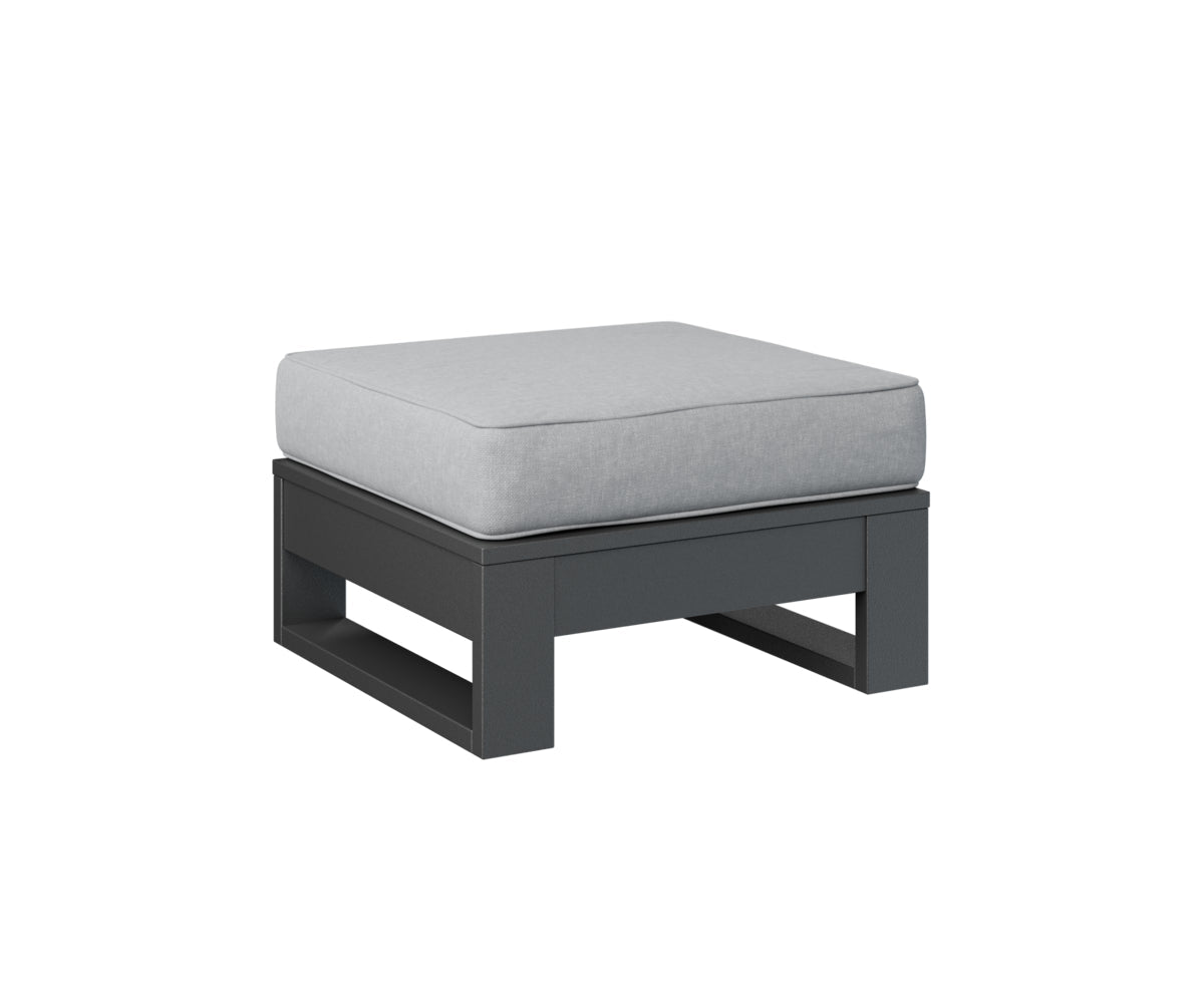 Nordic Poly Outdoor Ottoman - Great Backyard Place
