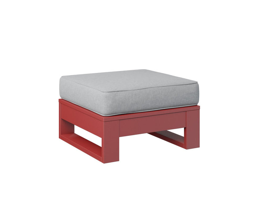 Nordic Poly Outdoor Ottoman - Great Backyard Place