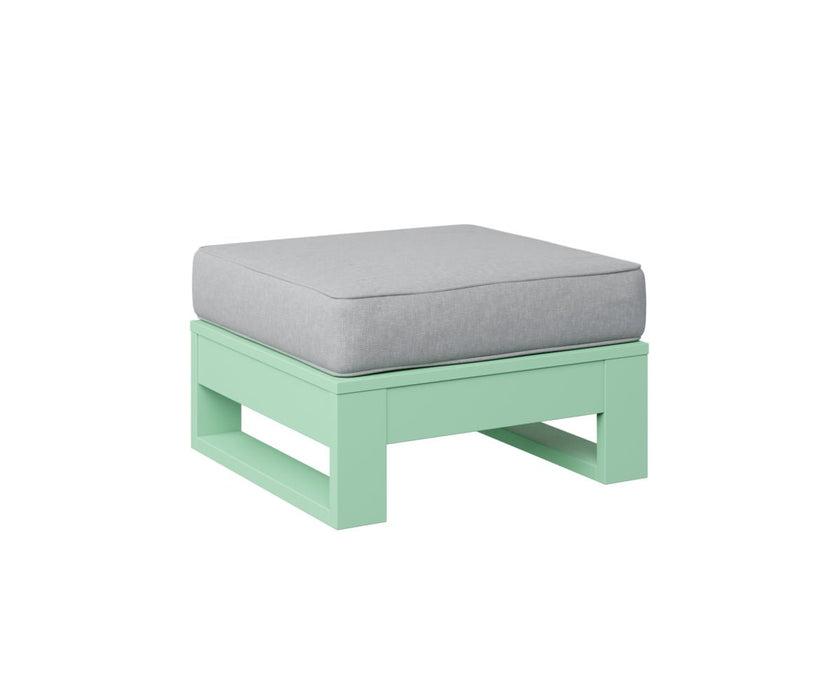 Nordic Poly Outdoor Ottoman - Great Backyard Place