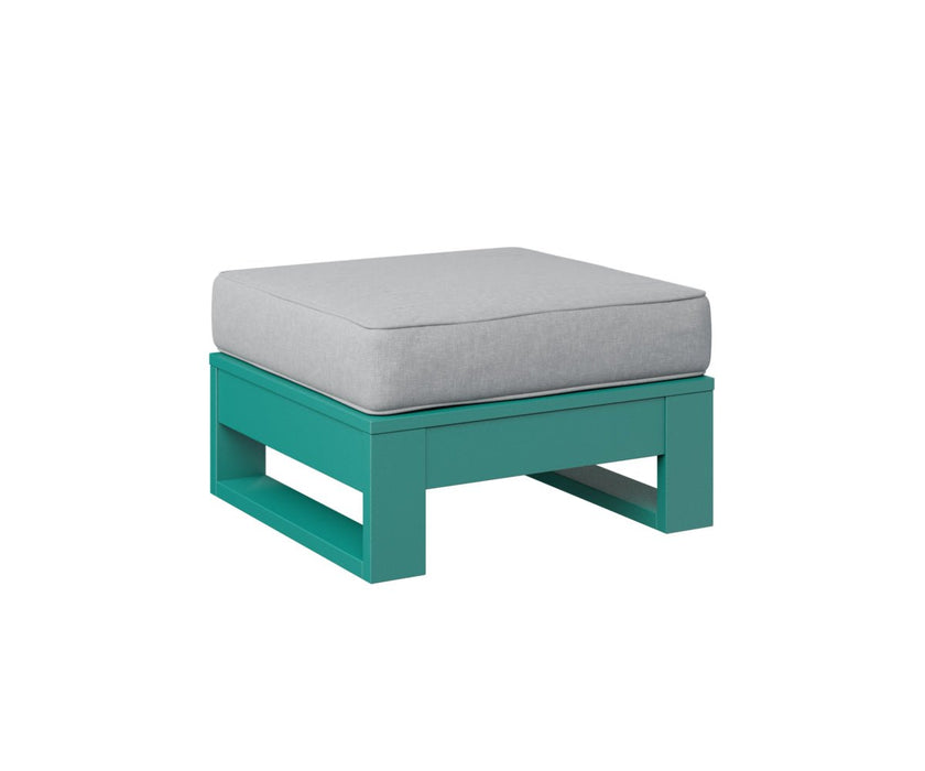 Nordic Poly Outdoor Ottoman - Great Backyard Place