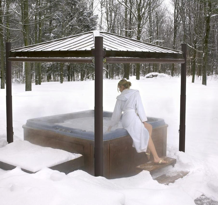 Oasis Mocha Spa Cover - Great Backyard Place