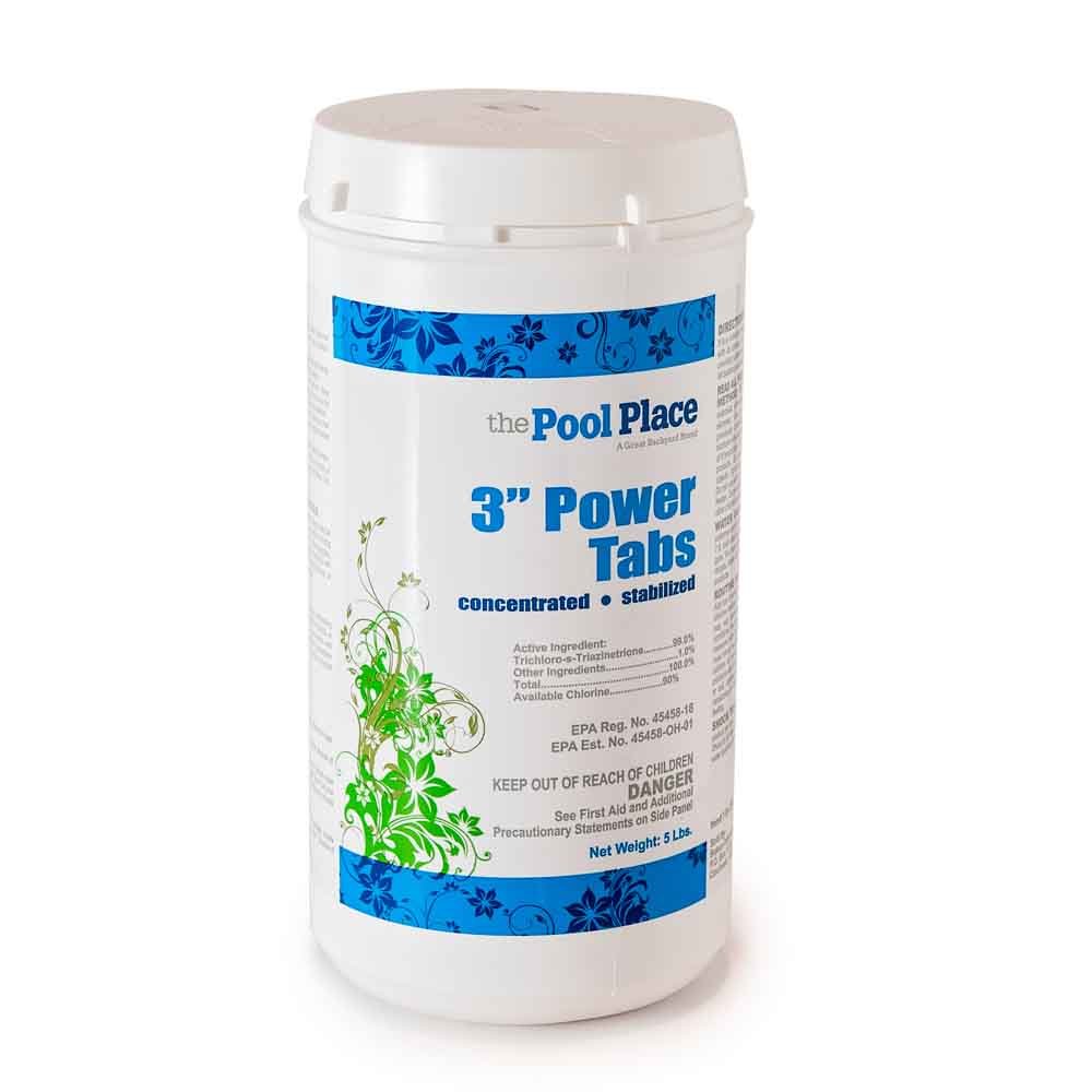 Pool Place 3" Power Tabs - 5 Lbs. - Great Backyard Place