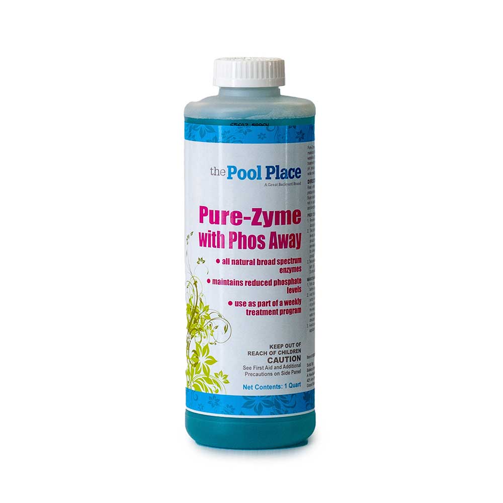 Pool Place Pure - Zyme with Phos Away 1Qt. - Great Backyard Place