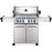 Prestige ® 500 Stainless Steel Propane Gas Grill with Infrared Side and Rear Burners - Great Backyard Place