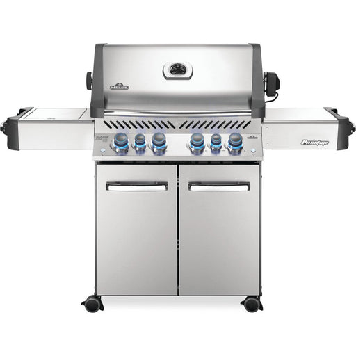 Prestige ® 500 Stainless Steel Propane Gas Grill with Infrared Side and Rear Burners - Great Backyard Place
