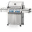 Prestige PRO 500 Stainless Steel Propane Gas Grill with Infrared Rear and Side Burners - Great Backyard Place