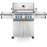 Prestige PRO 500 Stainless Steel Propane Gas Grill with Infrared Rear and Side Burners - Great Backyard Place