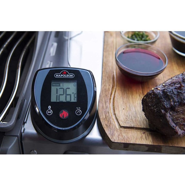  Napoleon 70006 PRO Wireless Digital Grill Thermometer, Stainless Steel and Black