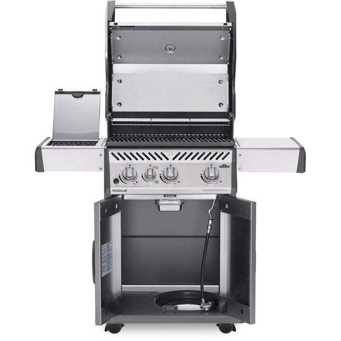 Rogue® 425 Stainless Steel Natural Gas Grill with Infrared Side Burner - Great Backyard Place