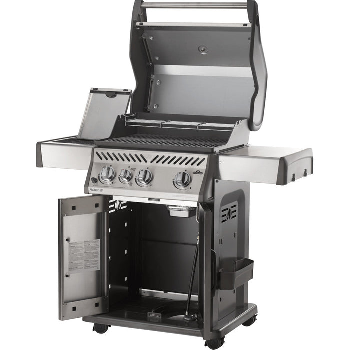 Rogue® 425 Stainless Steel Natural Gas Grill with Infrared Side Burner - Great Backyard Place