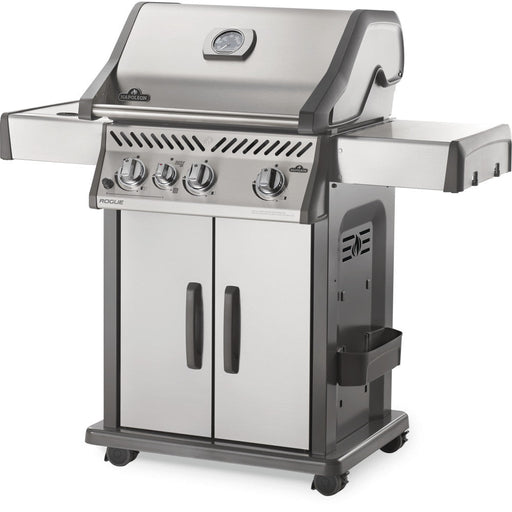 Rogue® 425 Stainless Steel Natural Gas Grill with Infrared Side Burner - Great Backyard Place