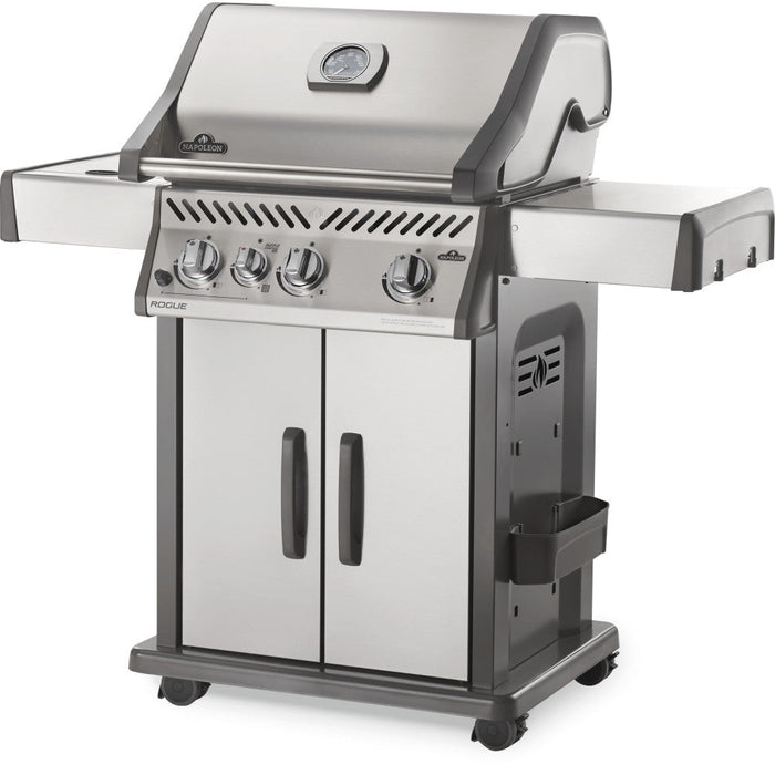 Rogue® 425 Stainless Steel Natural Gas Grill with Infrared Side Burner - Great Backyard Place
