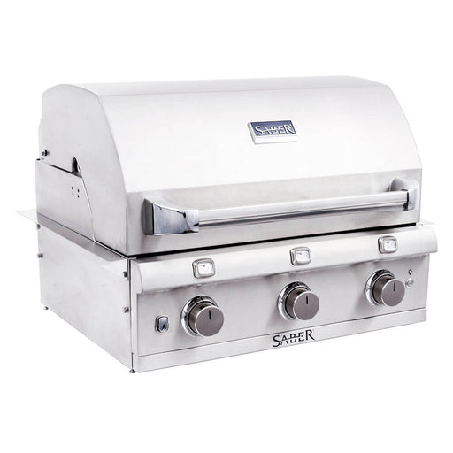 Saber 3 - Burner Built - In Infrared Natural Gas Grill - Great Backyard Place