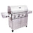 Saber 670 40" 4 - Burner Infrared Propane Gas Grill With Side Burner - Great Backyard Place